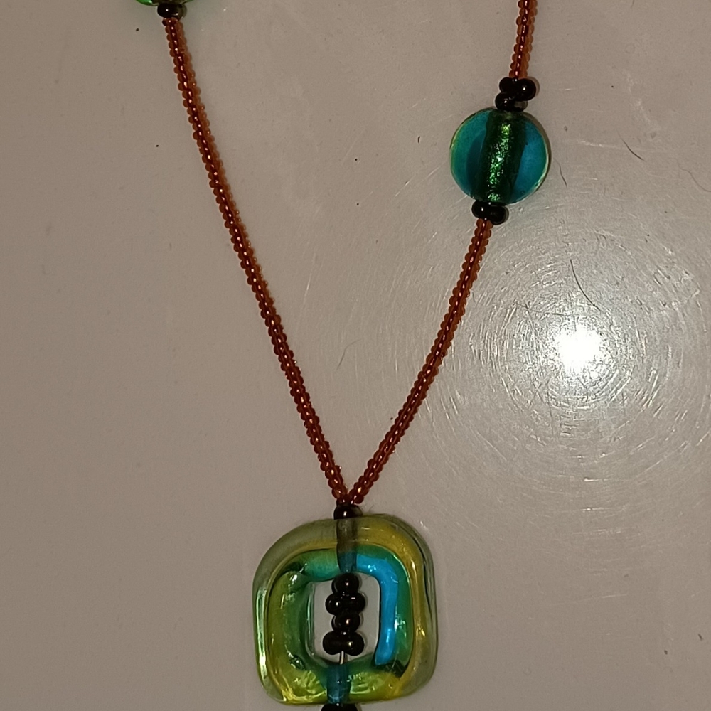 Murano Italian Glass Necklace